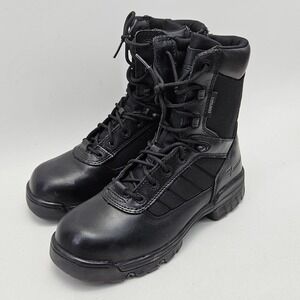 Bates GX-8 Composite Toe Side Zip Black Tactical Work Boots E02263 Men/Youth 6.5